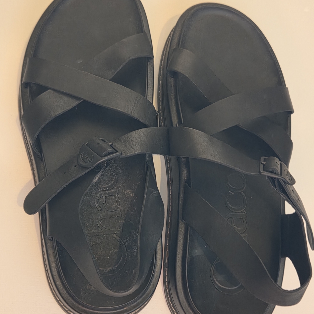 Chaco Black Strappy Sandals - Picture 3 of 4